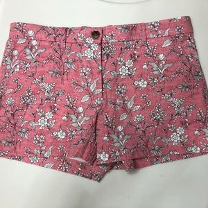 GAP Summer Short in Pink with White Flowers - Size 2